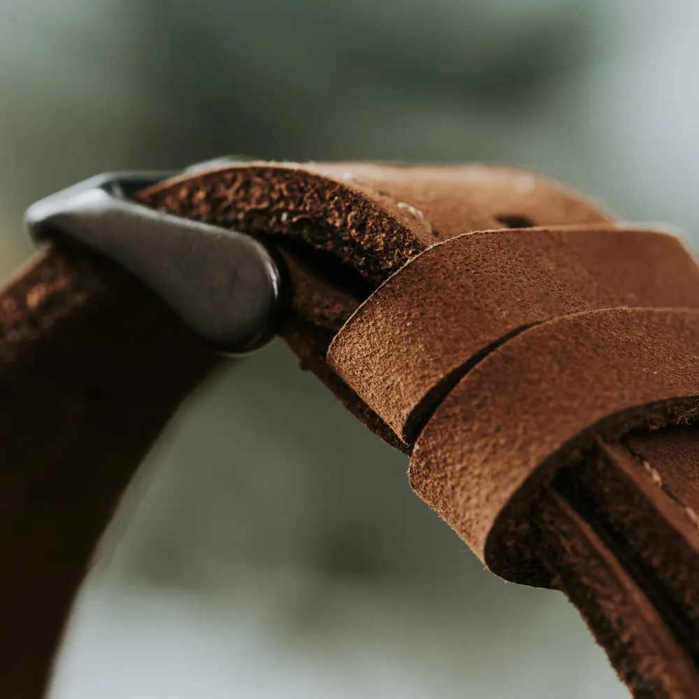 22mm Brown Leather Band
