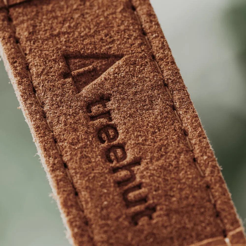 22mm Brown Leather Band