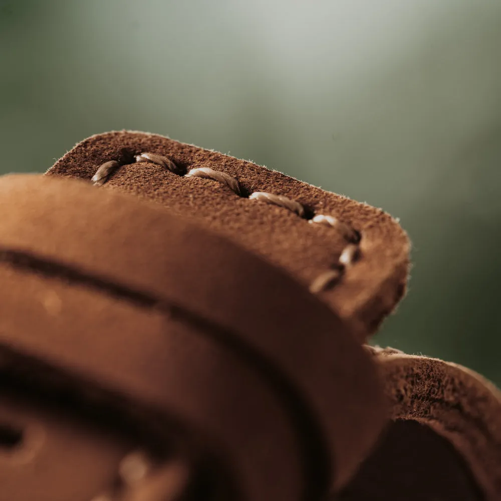 22mm Brown Leather Band