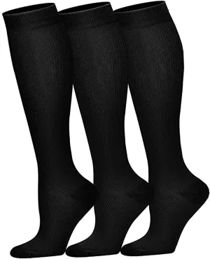 3 Pairs Compression Socks For Women & Men