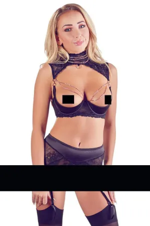 Abierta Fina Shelf Lingerie Set