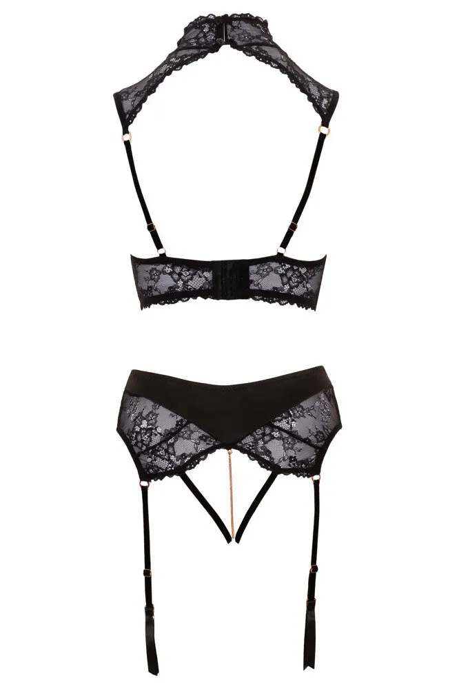 Abierta Fina Shelf Lingerie Set