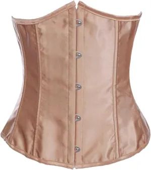 Alivila.Y Fashion Womens Sexy Satin Vintage Underbust Waist Training Corset Bustier