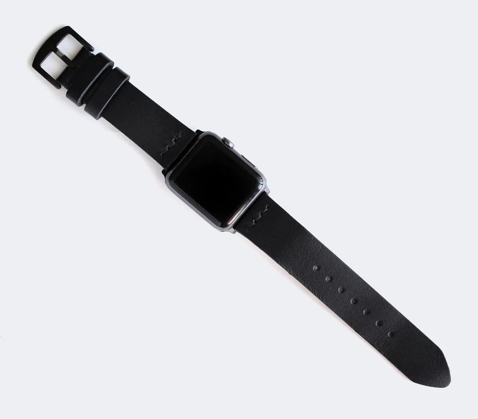 Apple Watch Leather Band - Black