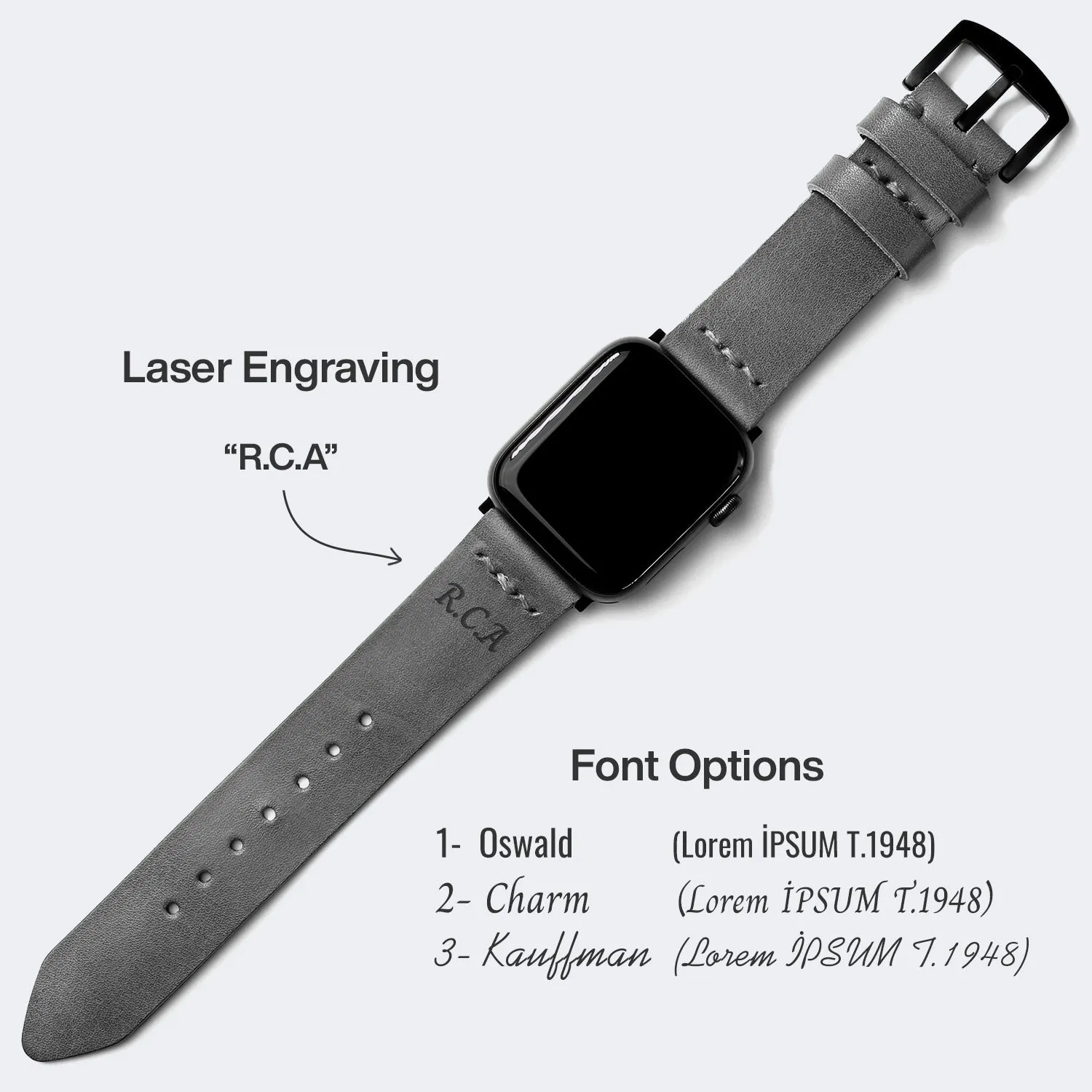 Apple Watch Leather Band - Mustard