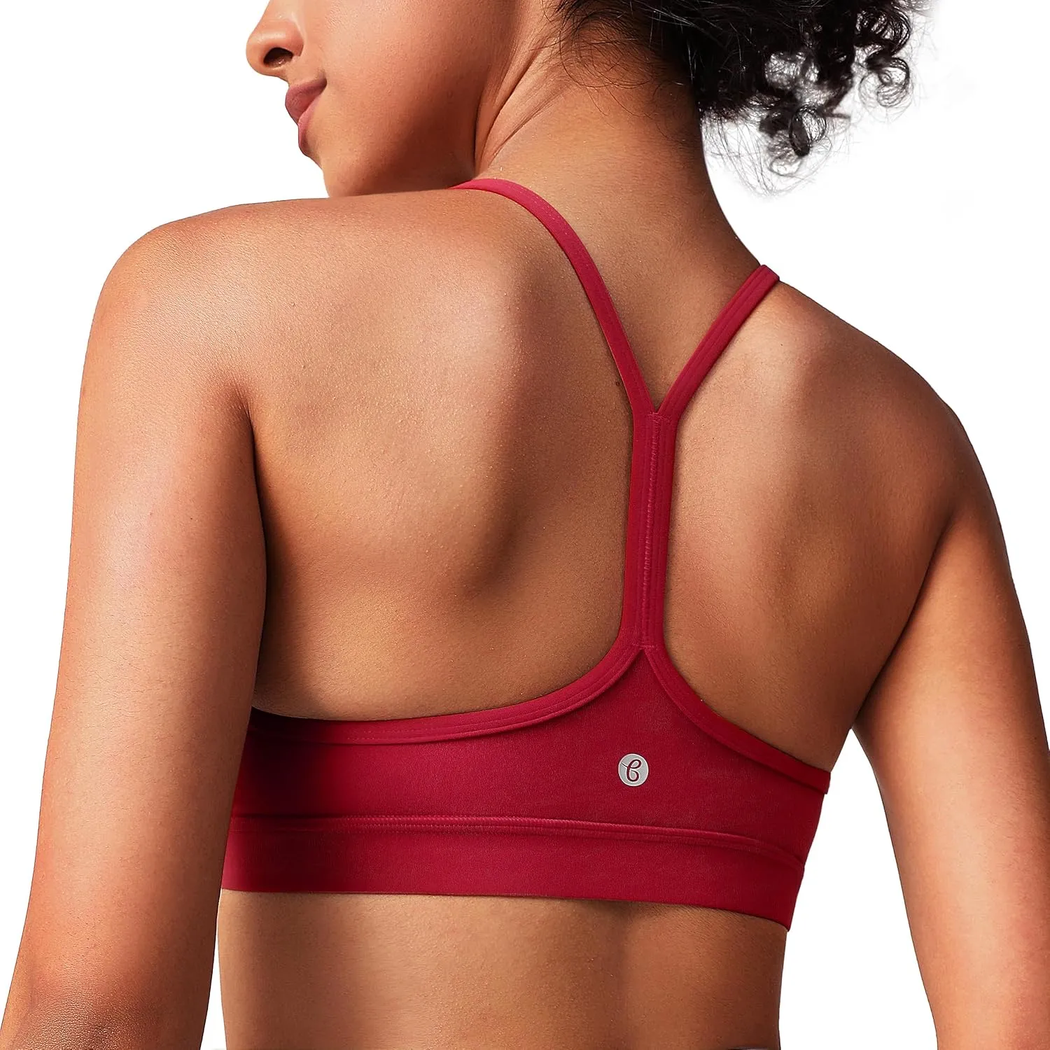 BAYDI Clouduxi Y Back Sports Bras for Women - Light Support Racerback Yoga Bra, A-C Cups
