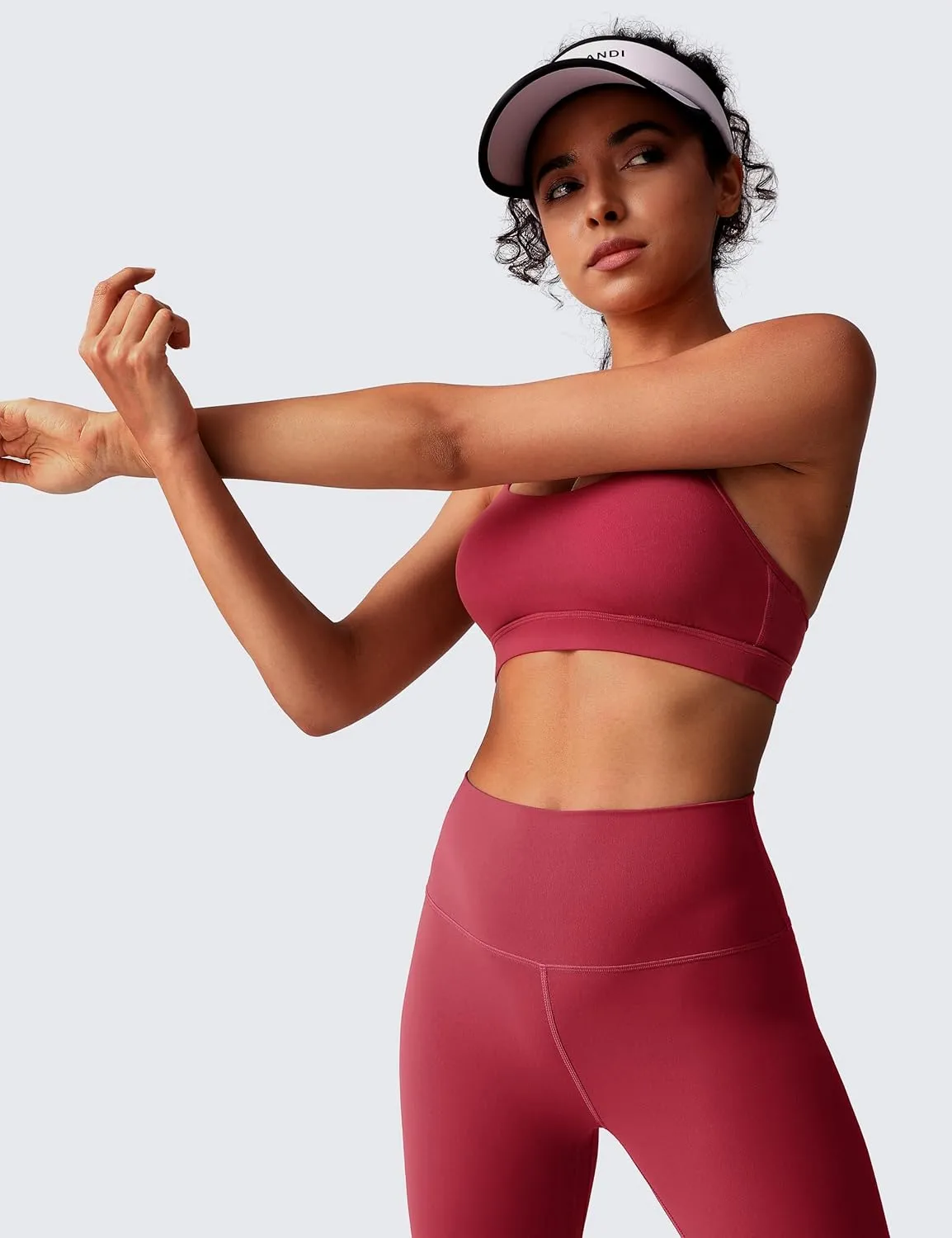 BAYDI Clouduxi Y Back Sports Bras for Women - Light Support Racerback Yoga Bra, A-C Cups