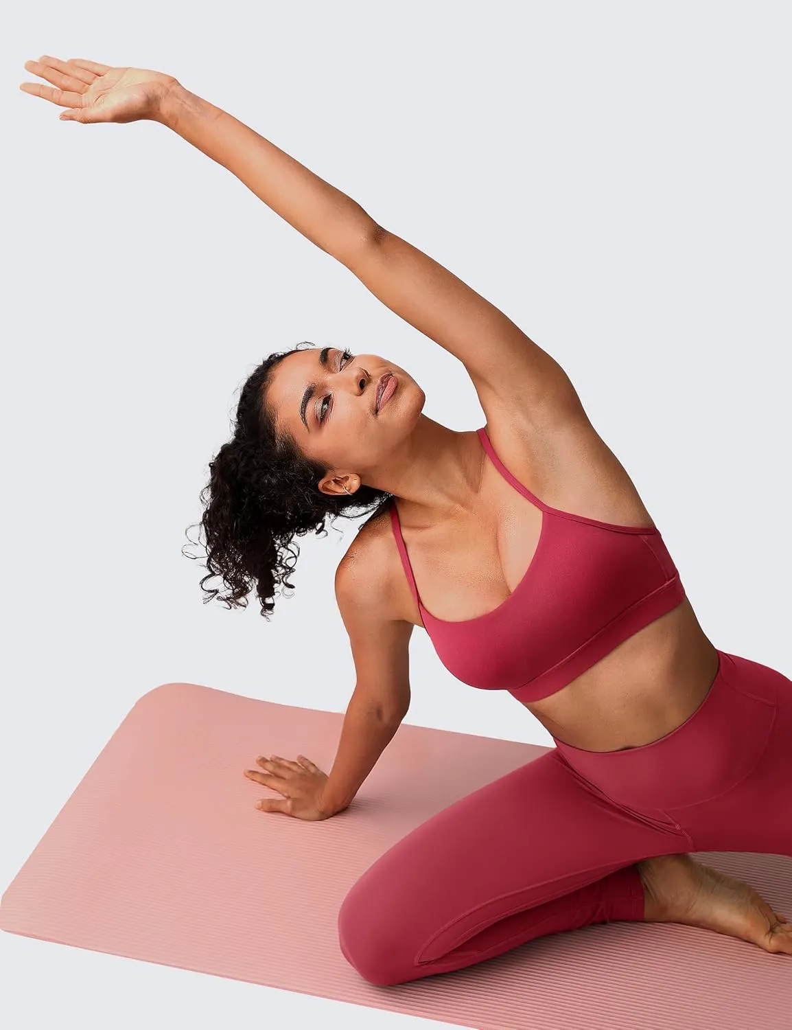 BAYDI Clouduxi Y Back Sports Bras for Women - Light Support Racerback Yoga Bra, A-C Cups