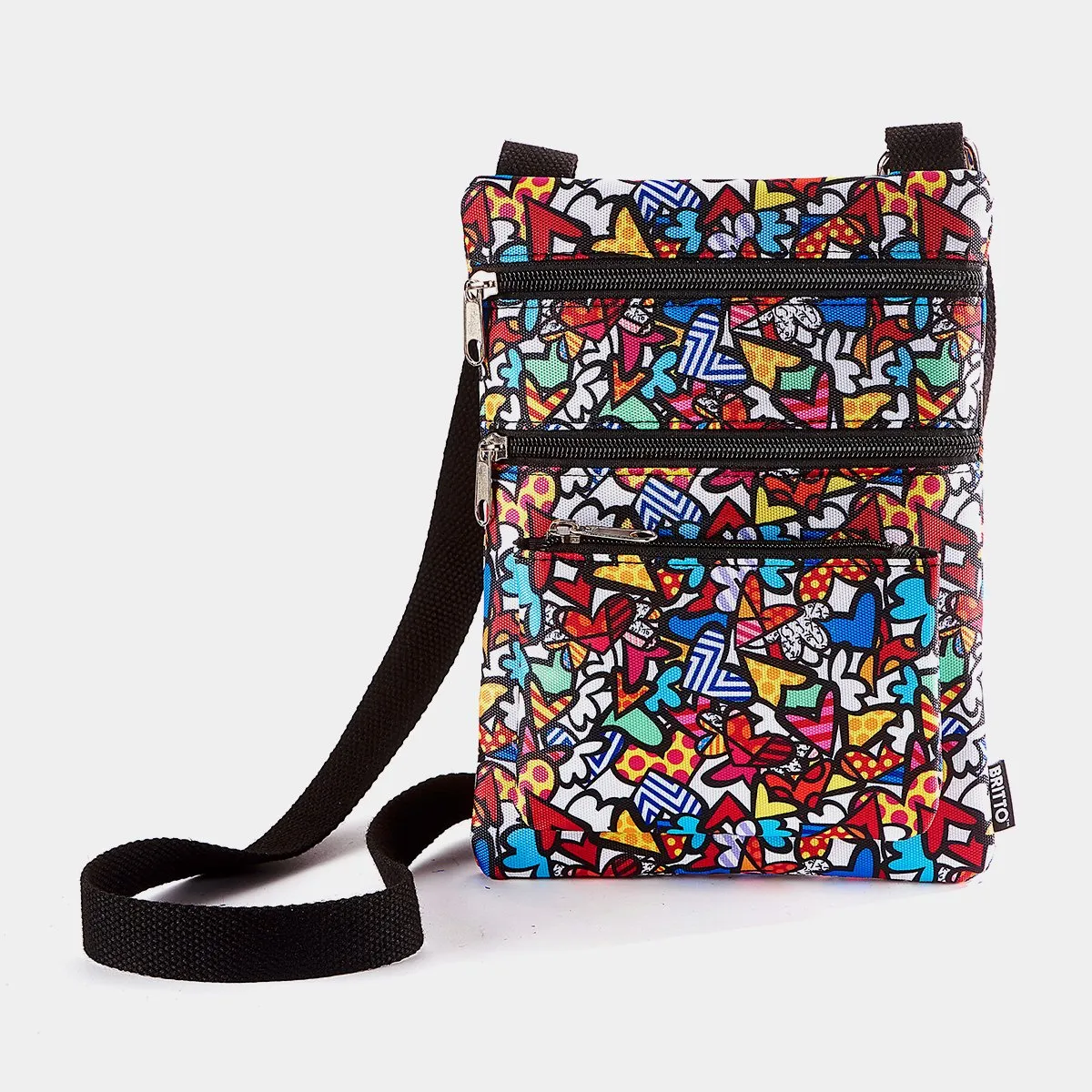 Cross Body Bag (Hearts) Britto