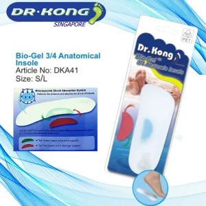DR.KONG BIO-GEL 3/4 ANATOMIC INSOLES DK-DKA41 - FOOT CARE ACCESSORIES