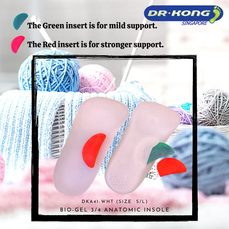 DR.KONG BIO-GEL 3/4 ANATOMIC INSOLES DK-DKA41 - FOOT CARE ACCESSORIES