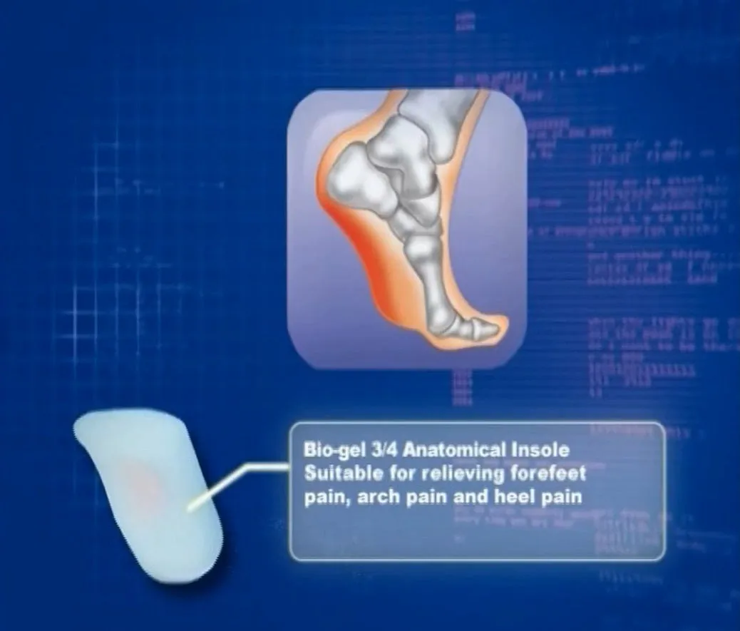 DR.KONG BIO-GEL 3/4 ANATOMIC INSOLES DK-DKA41 - FOOT CARE ACCESSORIES