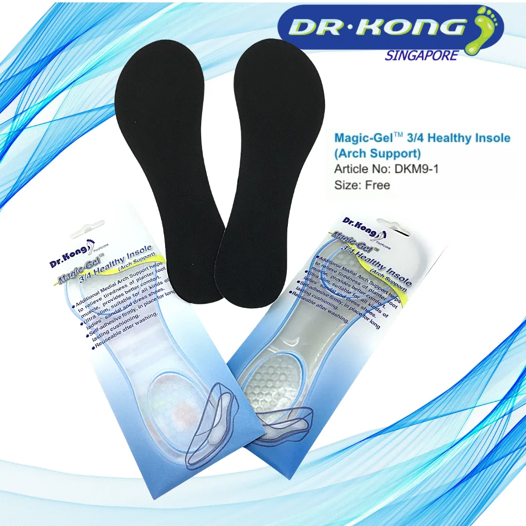 DR.KONG MAGIC-GEL 3/4 HEALTHY INSOLES DK-DKM9-1-F - FOOT CARE ACCESSORIES