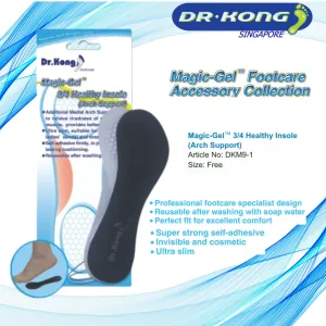 DR.KONG MAGIC-GEL 3/4 HEALTHY INSOLES DK-DKM9-1-F - FOOT CARE ACCESSORIES