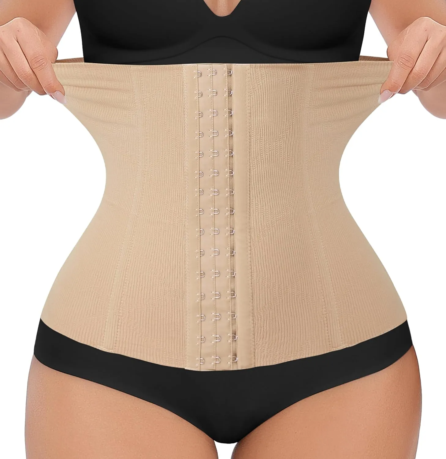 EUYZOU Women Waist Trainer Corset Postpartum Fajas Tummy Control Girdle Shapewear Waist Cincher