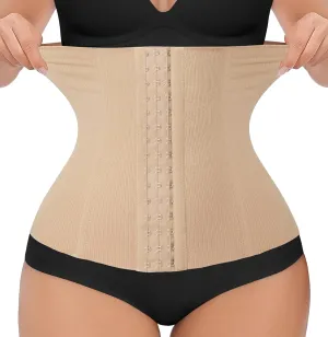 EUYZOU Women Waist Trainer Corset Postpartum Fajas Tummy Control Girdle Shapewear Waist Cincher