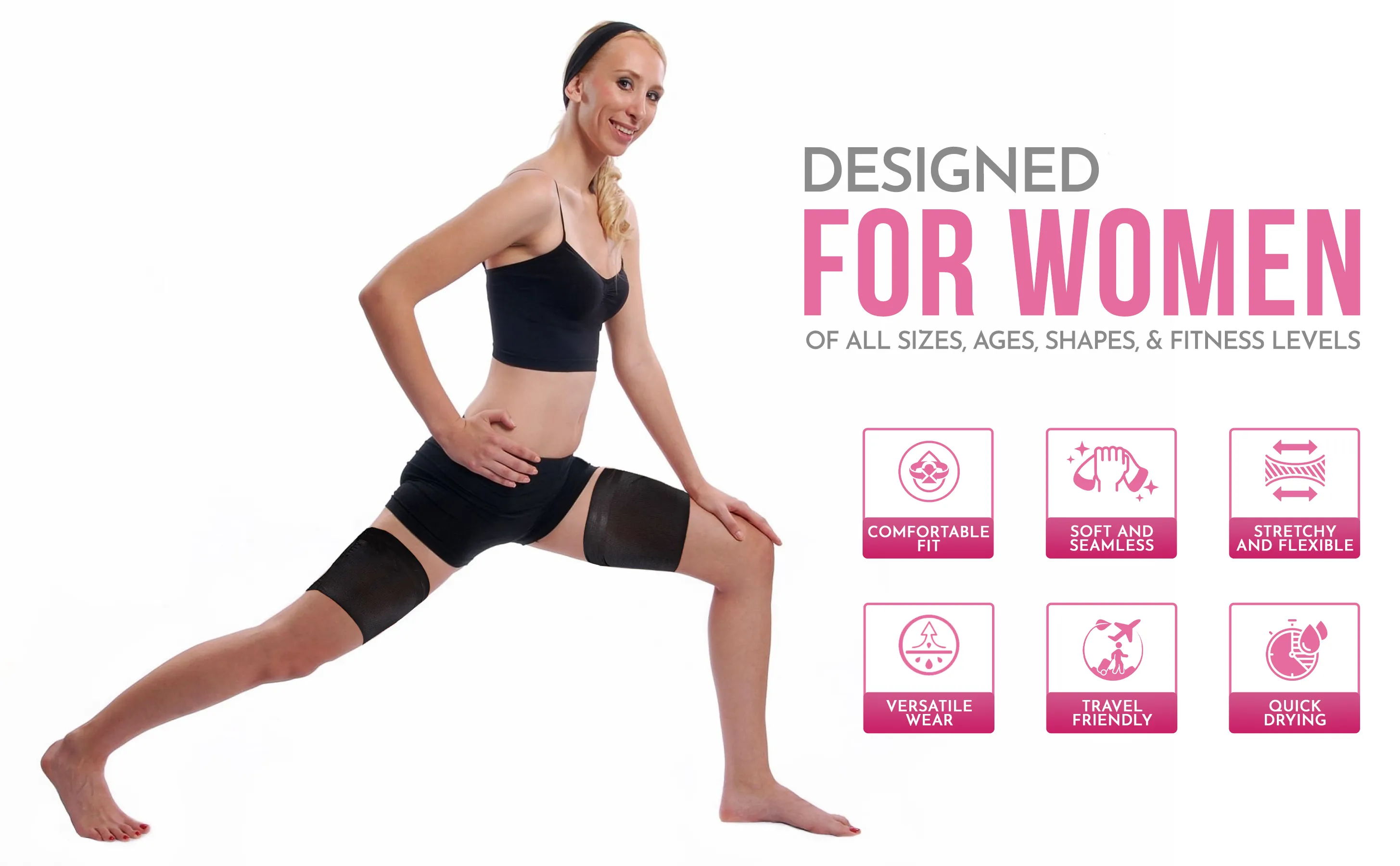 Glamza 'Chub Rub' Anti Chafing Thigh Bands