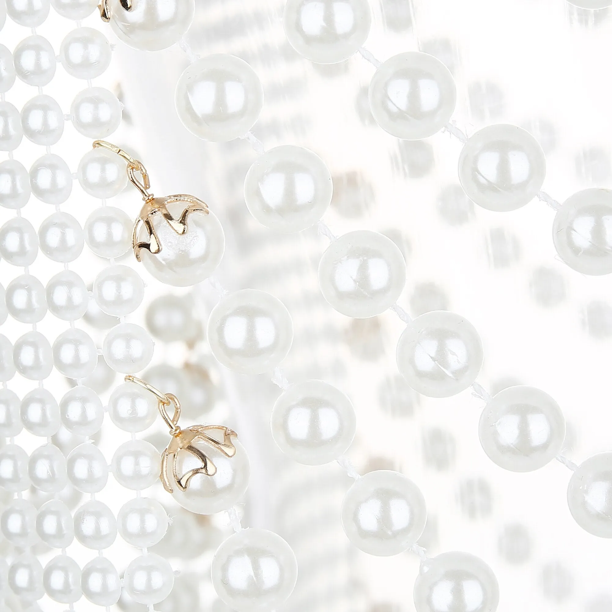 Handmade Pearl Body Chain Sexy Dress