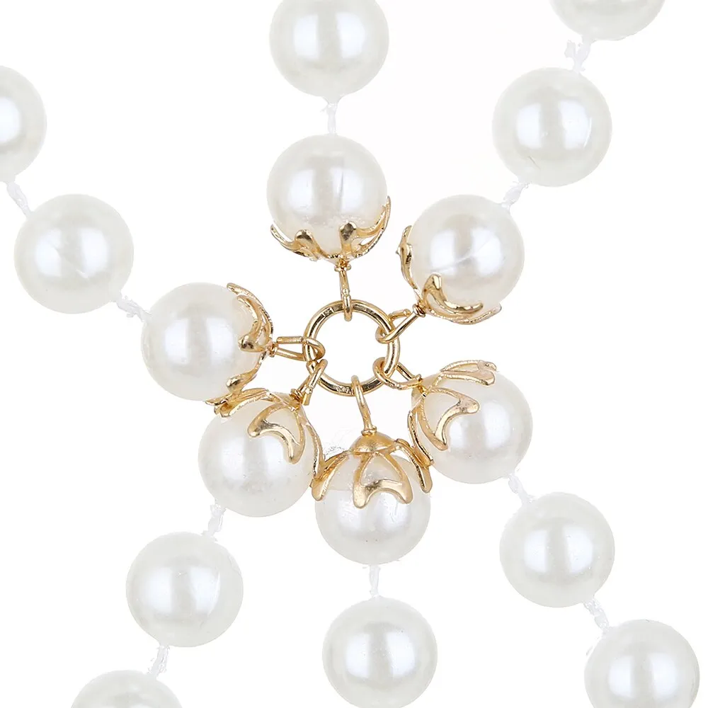 Handmade Pearl Bra Chain Sexy Top