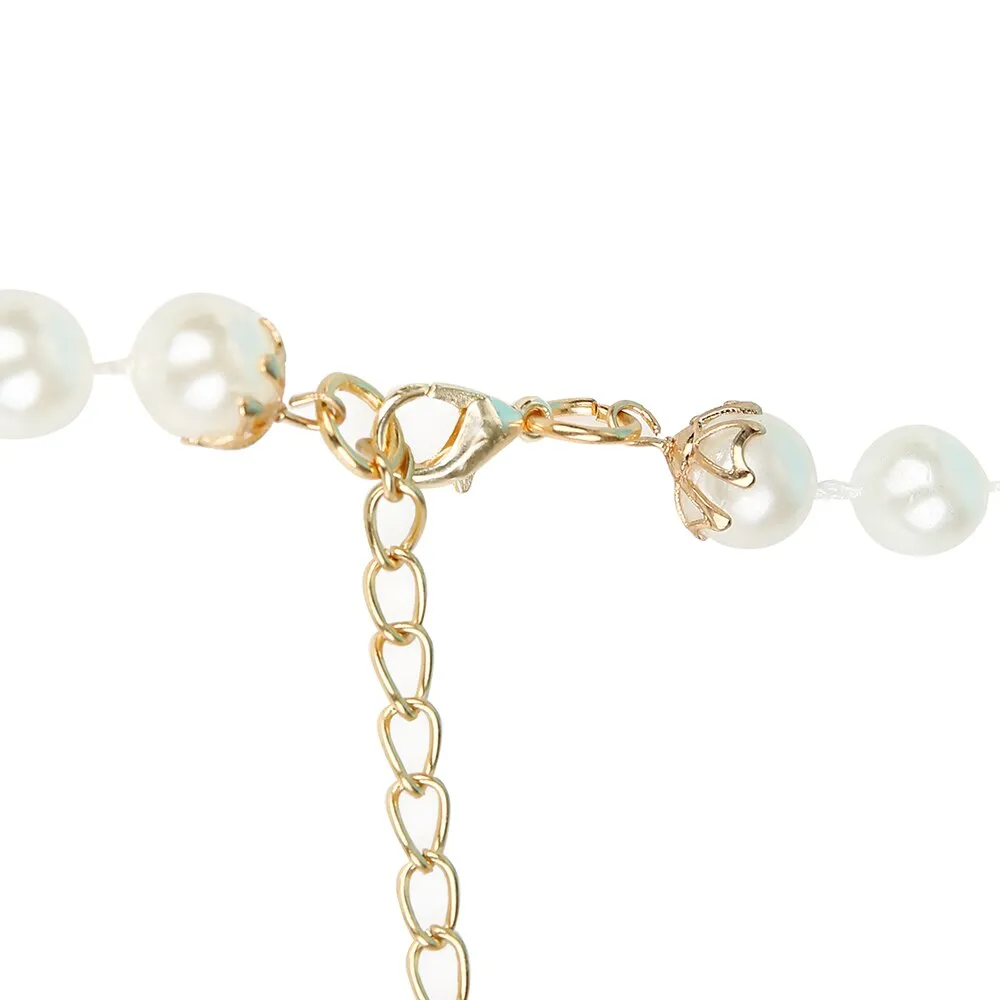Handmade Pearl Bra Chain Sexy Top