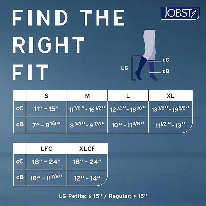 Jobst Relief Knee High Open Toe 20-30 Beige