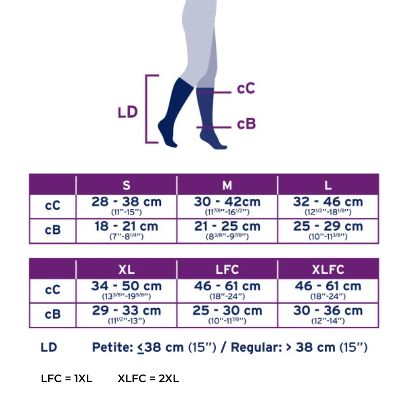 Jobst UltraSheer SoftFit 20-30 mmHg Knee High Compression Stocking Beige