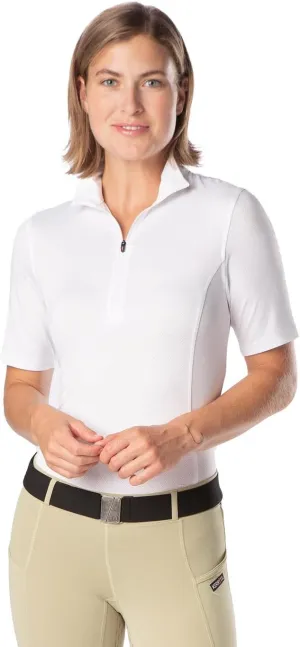 Kerrits Women's Ice Fil Lite Short Sleeve Shirt  Cooling Sun Protection Shirt for Horse Riding, Golf, Hiking