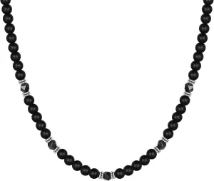 Mens necklace Natural Healing Black Obsidian Tigers Eye Beaded Sun Necklace Anniversary Birthday Gifts for Men Boyfriend
