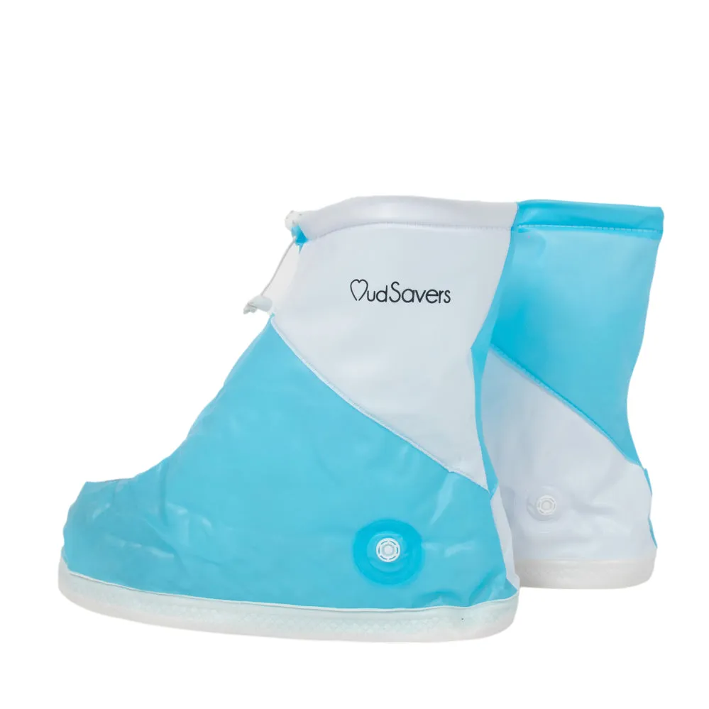 MudSavers Blue/White Shoe Covers