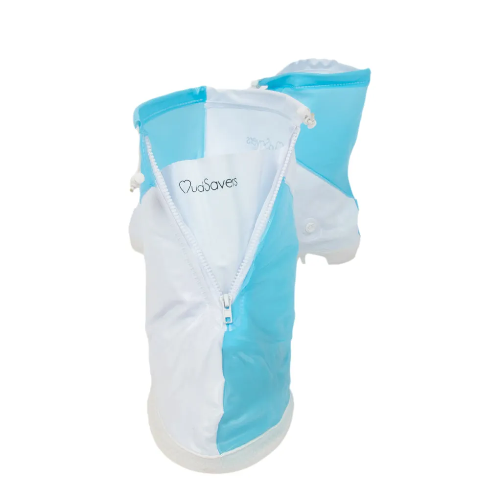 MudSavers Blue/White Shoe Covers