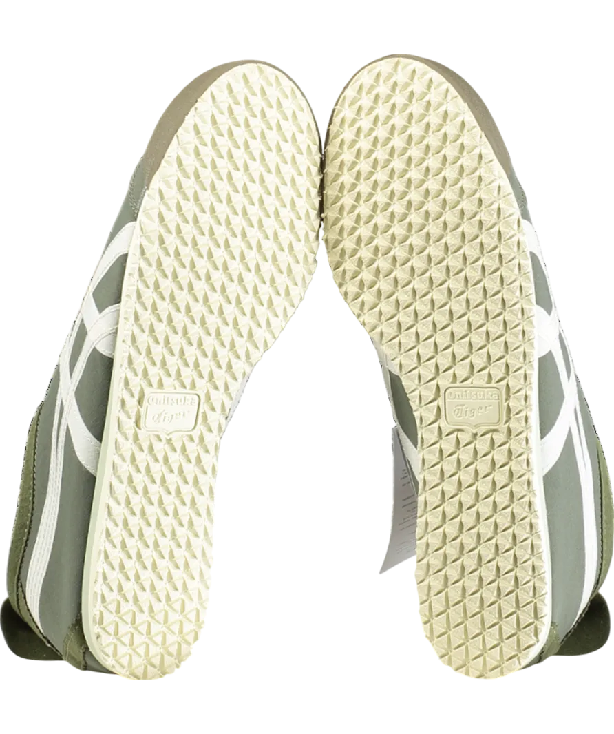 Onitsuka Tiger Green Mexico 66 Slip On Trainers UK 7 EU 41 👞