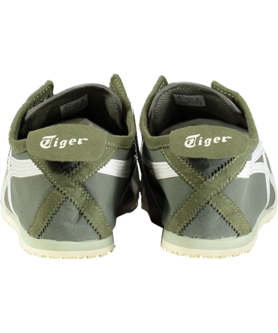 Onitsuka Tiger Green Mexico 66 Slip On Trainers UK 7 EU 41 👞
