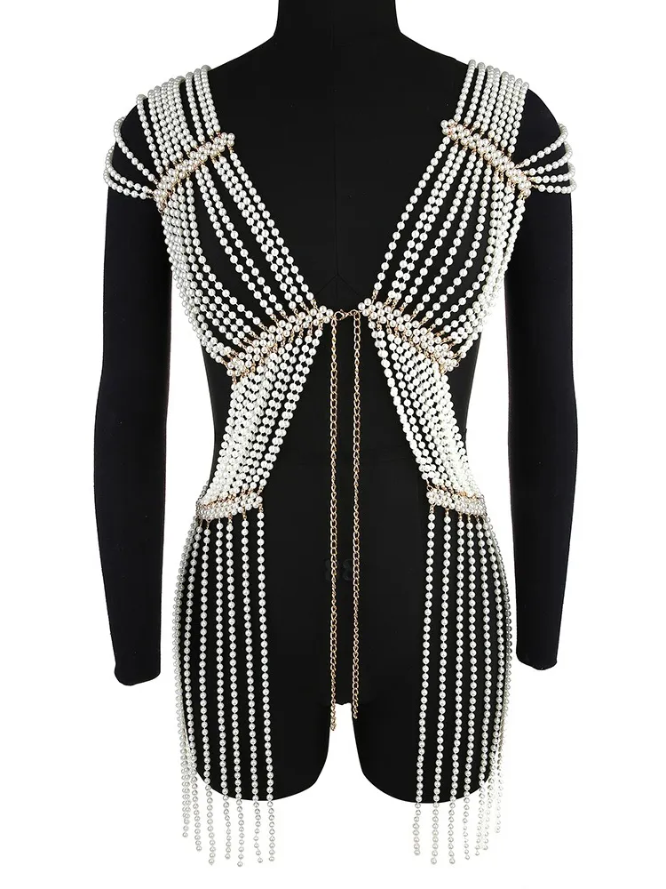 Sexy Adjustable Shoulder Tassel Body Chain