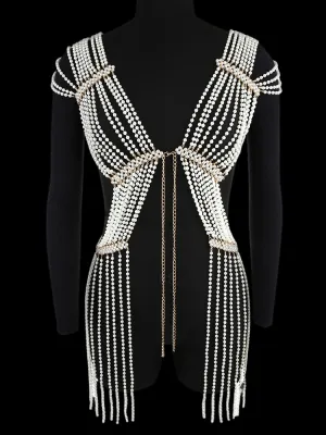 Sexy Adjustable Shoulder Tassel Body Chain
