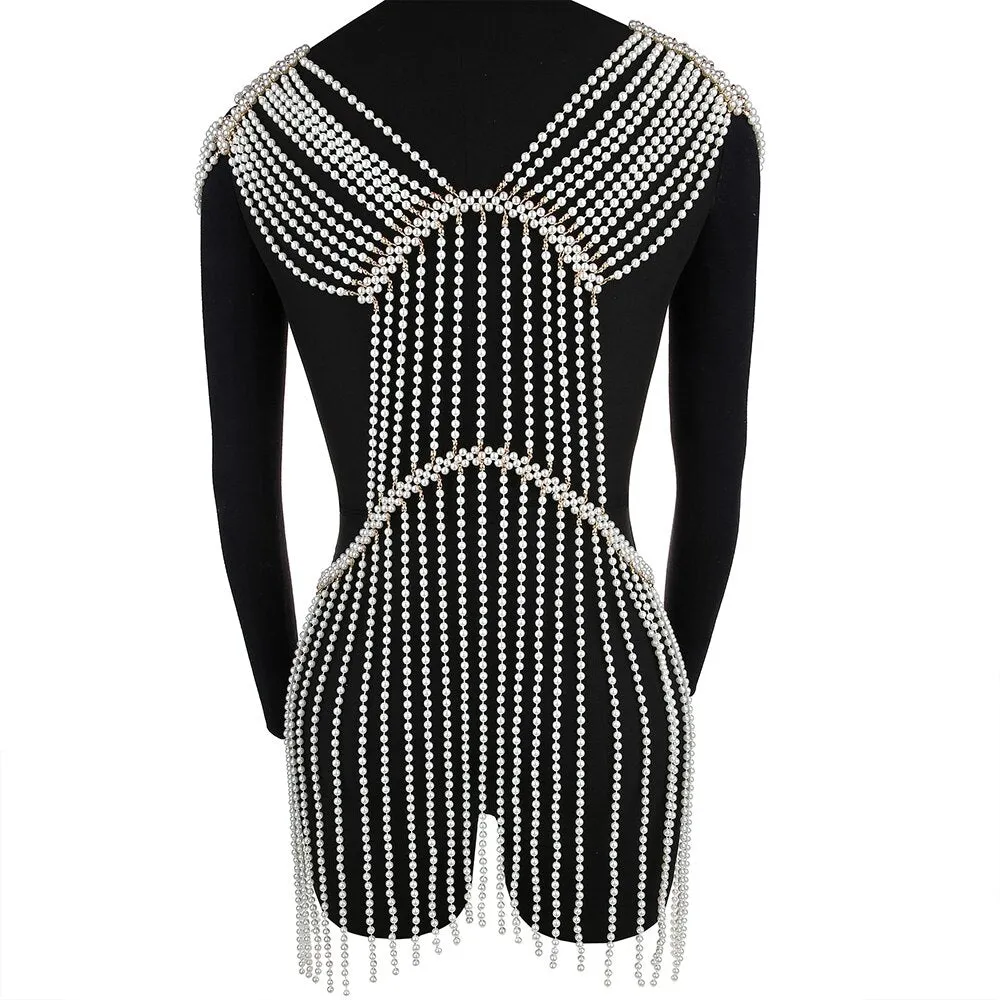 Sexy Adjustable Shoulder Tassel Body Chain