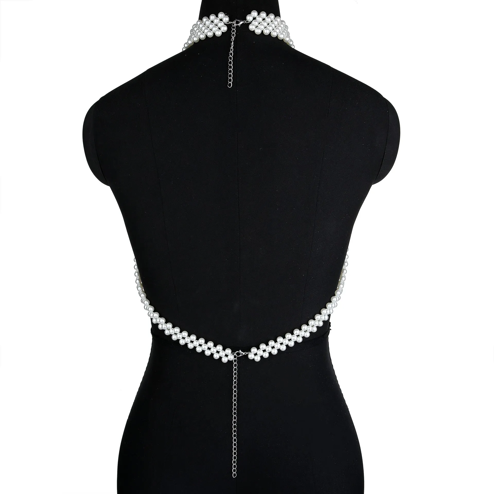 Sexy Pearl Bra Shawl Fashion Body Chains