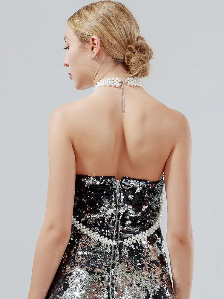 Sexy Pearl Bra Shawl Fashion Body Chains