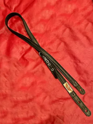 Straight Shooter Guitar Strap - 1 & 1/8th"  Black