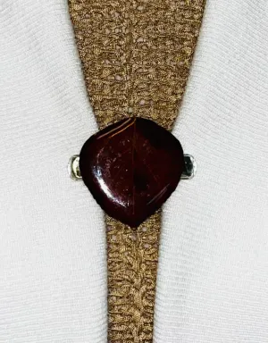 Sweater Clips Vintage Brown Leaf Cardigan Clip for Sweater Clasp Cinch Clip Leaves Sweater Clip Jewelry Gift Gifts for Her by Fabulici