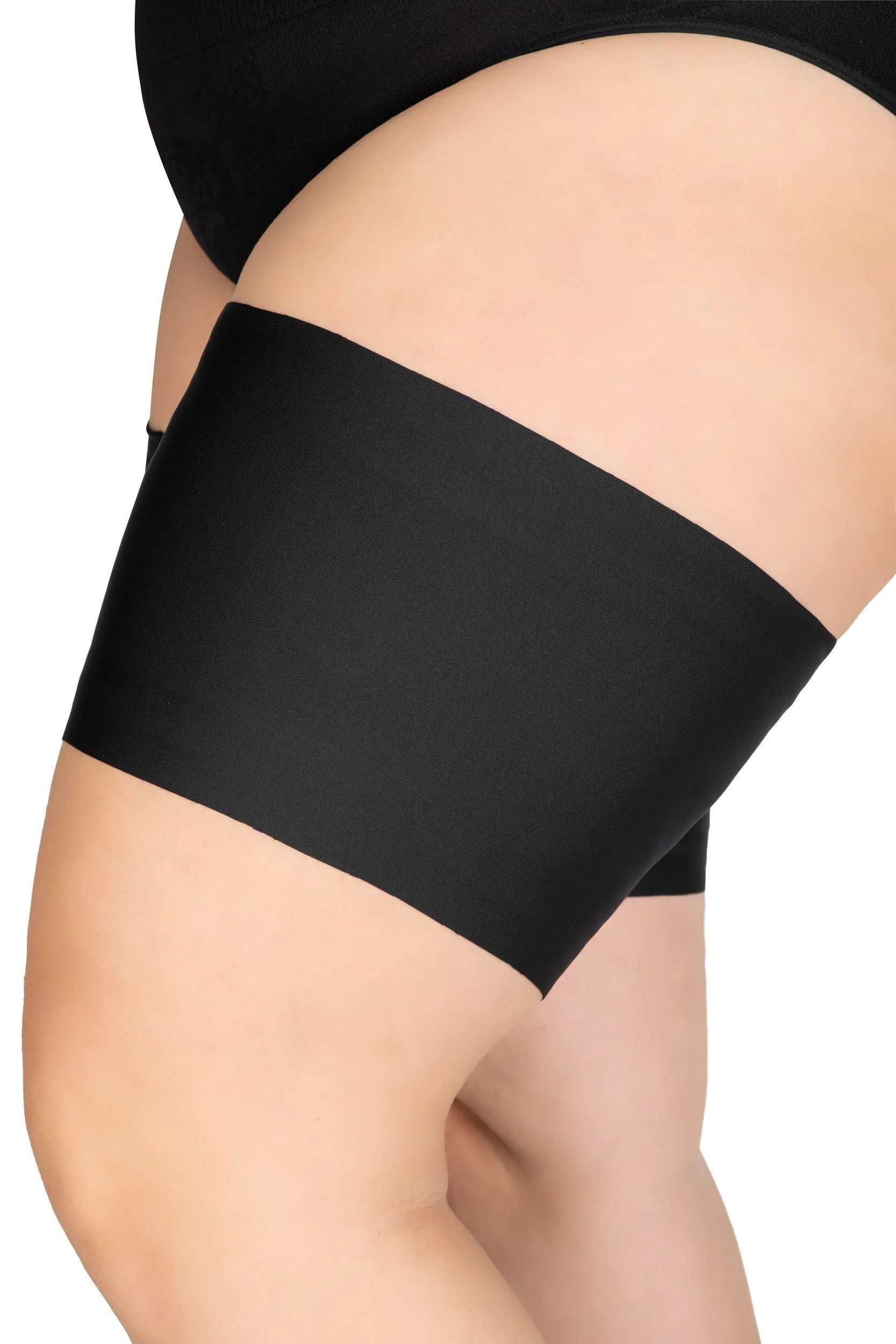Women Elastic Thigh Bands Anti Chafing Prevent Thigh Rubbing Satin Small Size