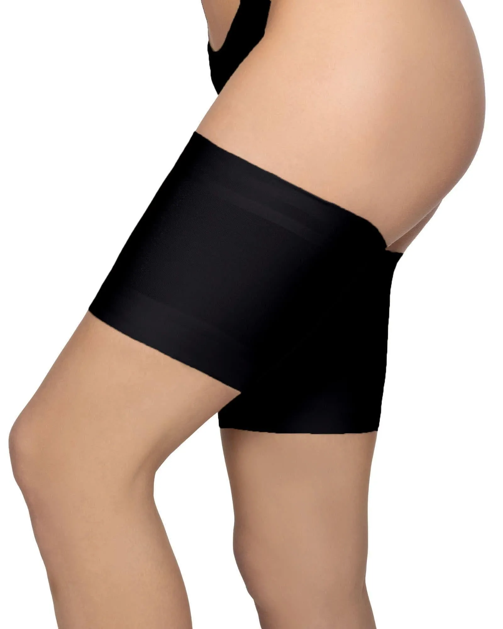 Women Elastic Thigh Bands Anti Chafing Prevent Thigh Rubbing Satin Small Size
